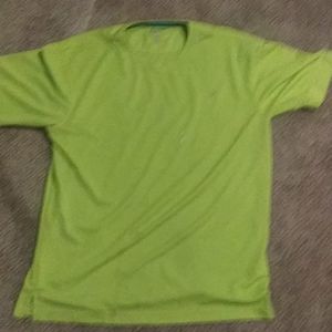 Reel legends neon green breathable tee